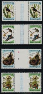 Virgin Islands 520-3 Gutter Pairs MNH Birds, Audubon Paintings