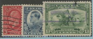 Canada #192-194 Used Single (Complete Set)