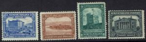 NEWFOUNDLAND 1928 PUBLICITY ISSUE 6C,8C,9C AND 20C DLR PRINTING