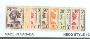 Dahomey #J19-J28 Unused Single (Complete Set)