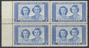 Basutoland   SG 34  MNH   SC# 37  Royal Visit 1953  see scan  Block x 4