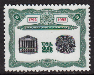 United States #2630, N. Y. Stock Exchange, MNH, Please see the description.