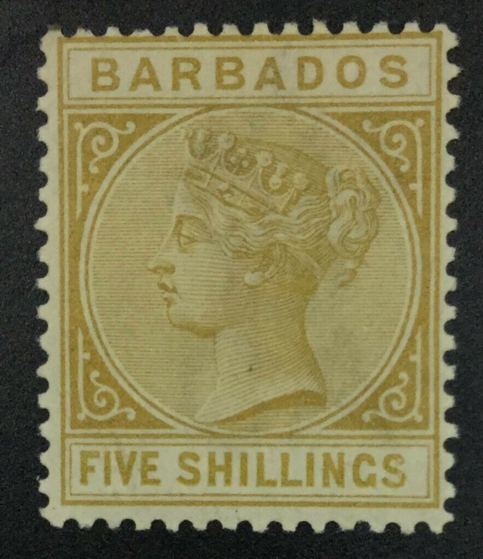 MOMEN: BARBADOS SG #103 MINT OG LH £170 LOT #62048