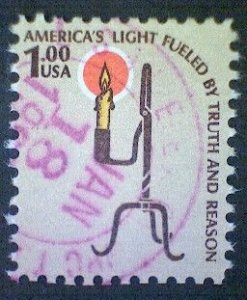 Stamps, United States, Scott #1610, used(o), 1979, Rush Lamp, $1