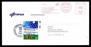 1983 GERMAN COVER POSTMARKED IN JUNE AND AT LAUNCH OF COLUMBIA STS-9 (ESP#L2285)