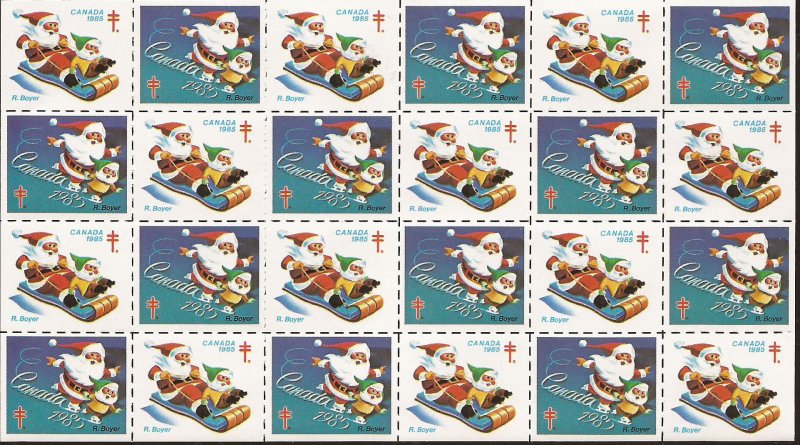 1985 Canada - Christmas Seal - MNH VF - MS (24)