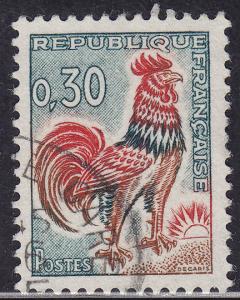 France 1024b Gallic Cock 1965