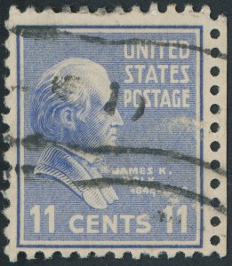 US 816 11 cent Presidential Issue; Used single -- See details and scan