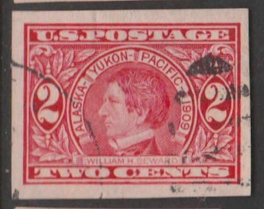 U.S. Scott Scott #371 Alaska Seward Stamp - Used Single