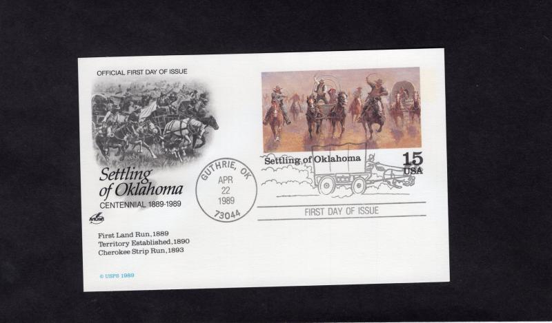 UX130 Settling of Oklahoma, FDC, ArtCraft