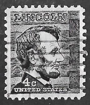 1282 4 cents Abraham Lincoln (1965) Stamp used EGRADED VF 83