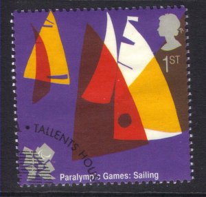 GB 2011 QE2 1st Olympic & Paralympics Sailing Ex Fdc SG 3195 ( H973 )