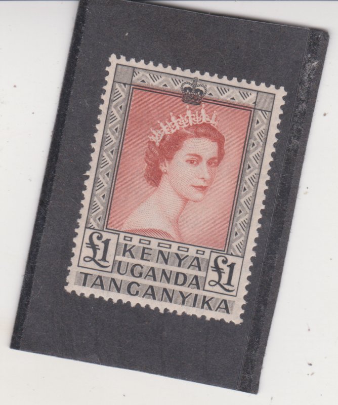 Kenya Uganda & Tanzania Scott #  117 MLH 1Lb. Queen Elizabeth II Cat.$35.