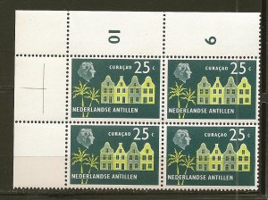 Netherlands Antilles 249 Curacao Block of 4 MNH