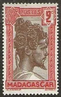 Madagascar Sc. 148,  mint hinged,  1930.  (M151)
