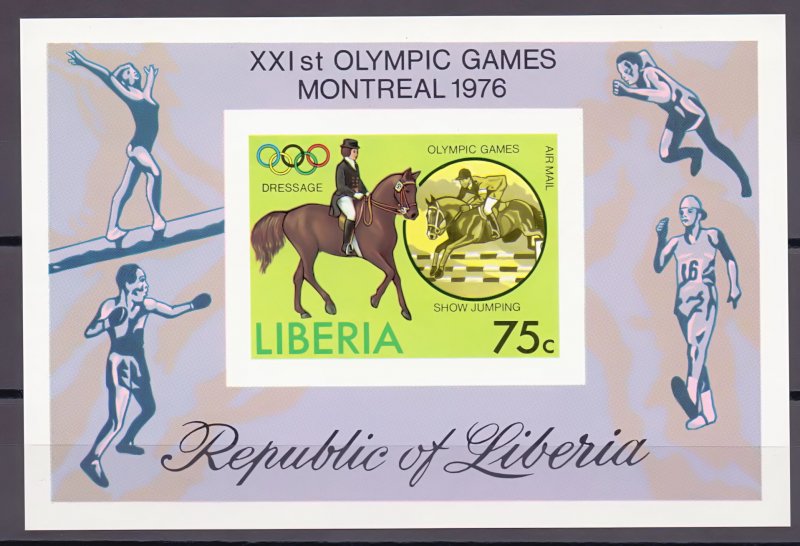 Liberia. 1976. 990B-95B BL80B 6LB. Sports OI. MNH.