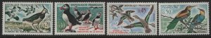 FRANCE 978-981 MNH BIRDS, LAPWINGS SET 1960