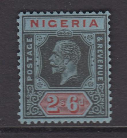 Nigeria -Scott 30 - KGV Definitive - 1921 - MVLH - Single 2/6p Stamp