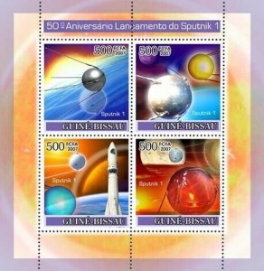 Guinea - Bissau 2007 - Space / Sputnik I 4v Y&T 2448-2451, Michel 3678-3681