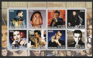 BENIN, MINI SHEET ROBBIE WILLIAMS MNH	