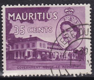 Mauritius 259 Government House 1954