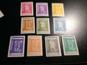 Panama sc Ra52-Ra61 MNH comp set