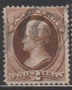 U.S. Scott #157 Jackson Stamp - Used Single