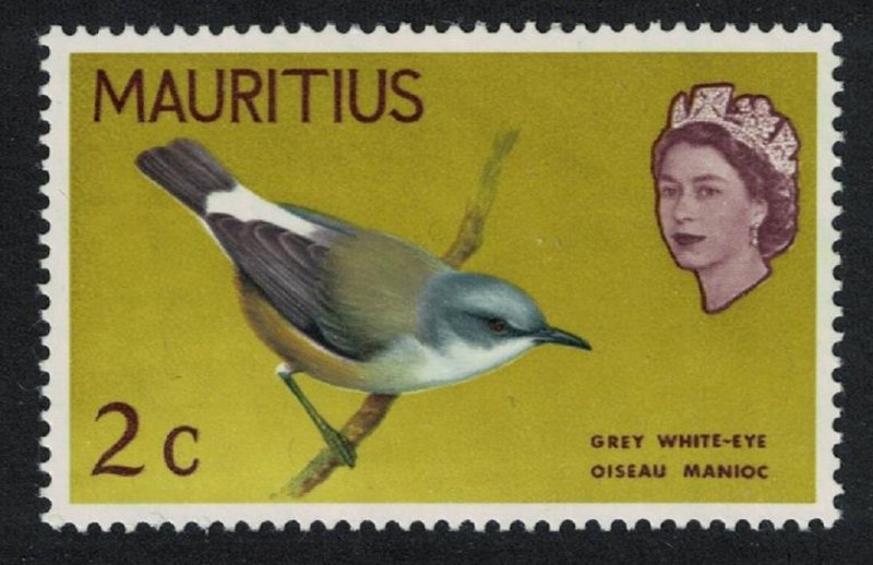 Mauritius Grey White-eye Bird 2c 1968 MNH SG#370