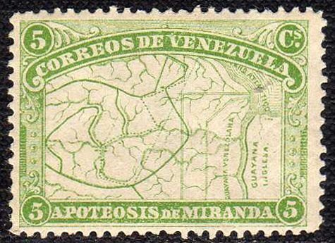 1896 - Venezuela - Miranda - Scott 137 - 05 c. - MLH