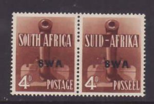 South-West Africa-Sc#140- id9-unused og NH 4p Artillery-1941-43-