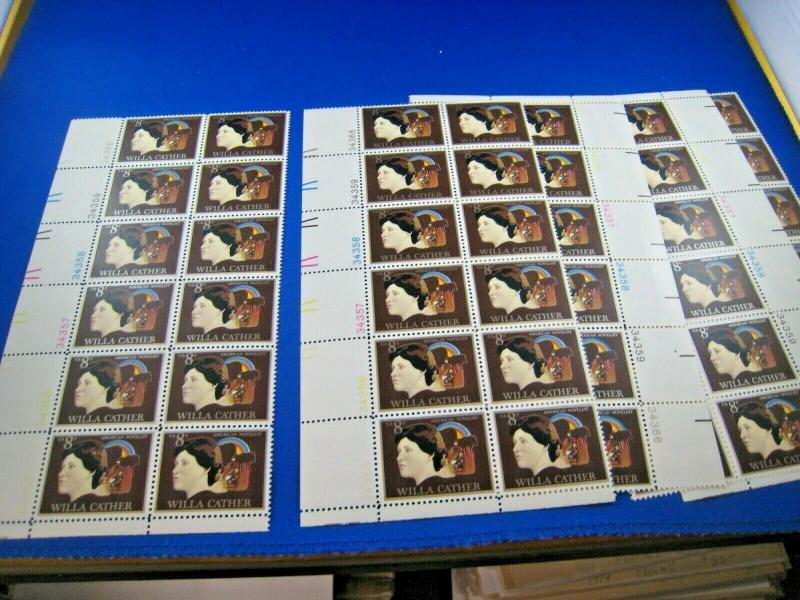 U.S. SCOTT # 1484-1487  -  PLATE BLOCKS of 12 -  LOT of 5 each     MNH