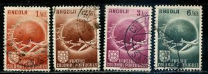 Portuguese Angola SC# C21-4 Planes and Globe Used