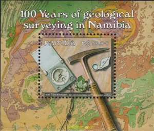 638585 MNH NAMIBIA 2003 100 AÑOS DE LOS ESTUDIOS GEOLOGICOS EN NAMIBIA