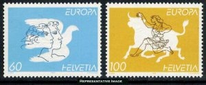 Switzerland Scott 958-959 Mint never hinged.