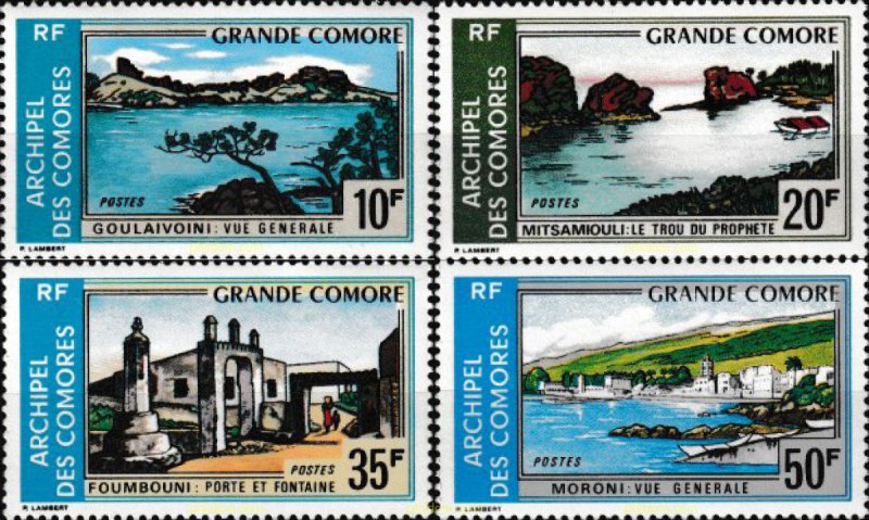643490 MNH COMORES 1973 VISTAS DEL ARCHIPIELAGO