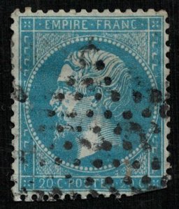 Emperor Napoléon III, 20 c, 1862-1871, France, (T-6501)