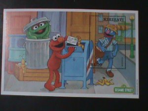 KIRIBATI-FAMOUS TV SHOW-SESAME STREET-MNH S/S VF  WE SHIP TO WORLD WIDE