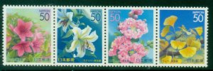 Japan 2002 Prefectural Stamps - Tokyo - Flowers MUH