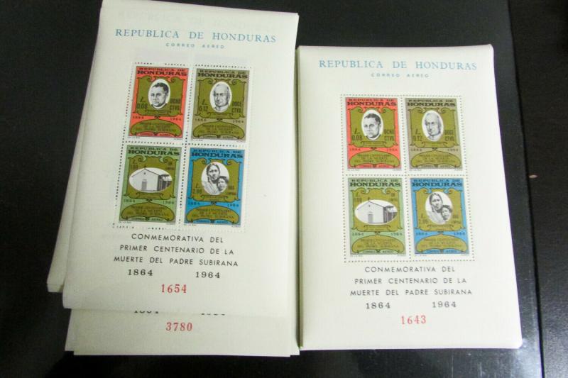 Honduras # 376A NH Lot of 45 Stamp S/S Great Find Scott Value $900.00