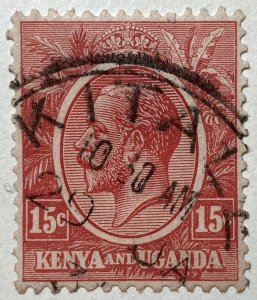 AlexStamps KENYA AND UGANDA #24 SUPERB Used SON