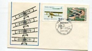 D44379 Aircrafts - Stamp Day FDC Cover Argentina