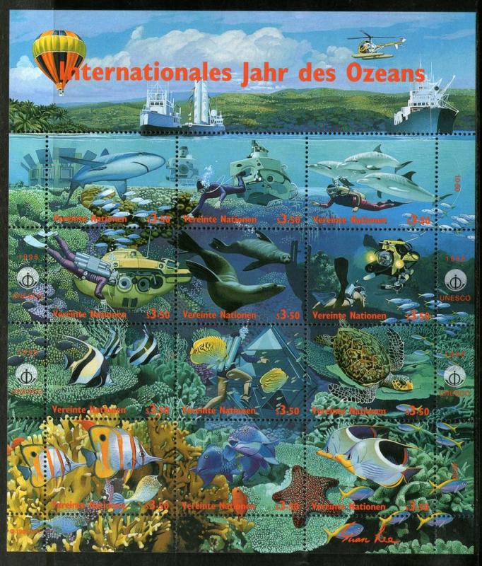 United Nations - Vienna 1998 Int. Year of Ocean Sc 239 MNH