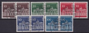 Berlin 1966 Mi#286-290 Pairs used CV€85.00 (BN1171)