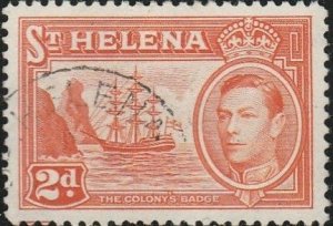 St. Helena, #121  Used  From 1938-40