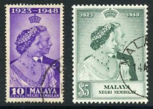 Negri Sembilan SG40/1 Silver Wedding Superb used Cat 32.50 pounds