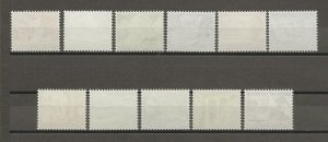 UNITED NATIONS/EUROPE 1956 SG 1/11 Variety MNH