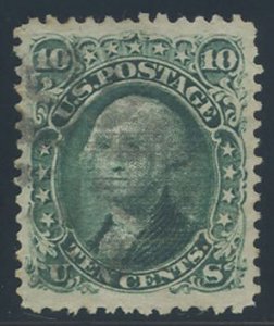 US Scott #89 Used, XF, PSAG (Graded 90)