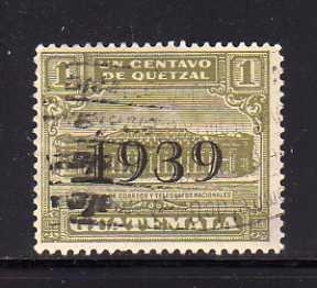 Guatemala RA12 U Post Office and Telegraph Building (B)