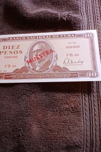 CUBA.1984.BANCO NACIONAL.10 PESOS.MAXIMO GOMEZ.MUESTRA..UNCIR.