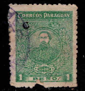 Paraguay Scott L10 interior mail Campana  C rural mail overprint